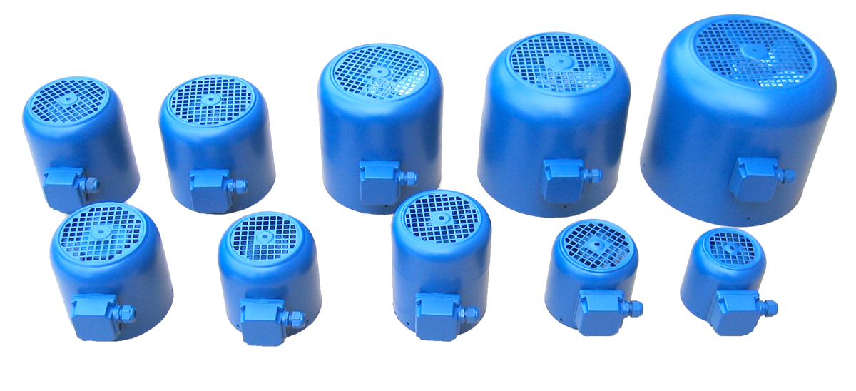 Blowers for the M56 – M160 motor range. Option to supply 24VDC or single phase 110/50-60HZ; 208-230/50-60 Hz or three phase V 208-255/346-460/50-60Hz.